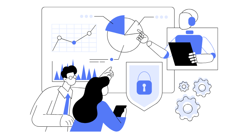 Security and transparency illustration